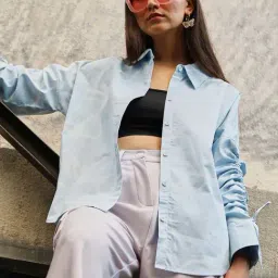 Pinacolada Blue Regular Fit Printed Shirt-picture-29