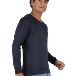 Rock.it Navy Blue Regular Fit Printed Sweatshirt image 4