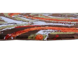 Presto Green & Brown Polyester Carpet image 5