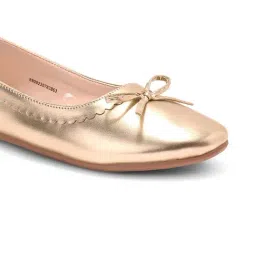 Pantaloons Junior Kids Gold Ballerina Shoes image 4