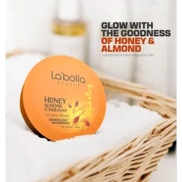 Labolia Beaute Honey Almond Cream, Non-Greasy Daily Moisturizer For Normal, Dry, Sensitive Skin image 2
