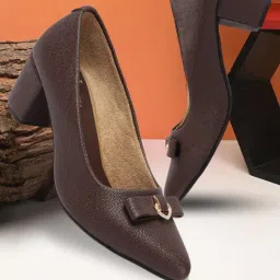 Carlton London Women's Coffee Brown Casual Pumps-picture-23