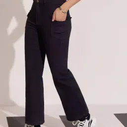 Dolce Crudo Black Flared Fit Jeans image 3