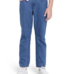 Rare Ones Boys Blue Cotton Solid Jeans-image-74