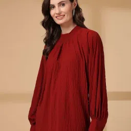 Melon By plusS Red Plain Top image 4