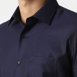Van Heusen Navy Regular Fit Shirt image 4