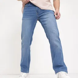The Roadster Life Co. Men Regular Fit Mid-Rise Light Fade Stretchable Jeans-image-38