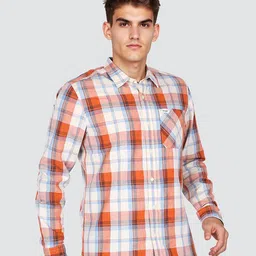Wrangler Men Checked Casual Regular Fit Shirt image 3