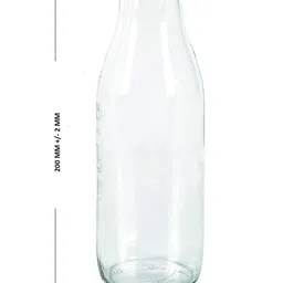 1ST TIME Set Of 3 Transparent Glass Freezer Safe Water Bottle image 4