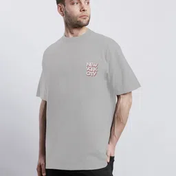 Moda Rapido Men Printed Applique T-shirt image 3