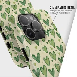 PEEPERLY Unisex iPhone 14 Pro Max Geometric Max Love Me Right Impact Resistant Back Case image 3