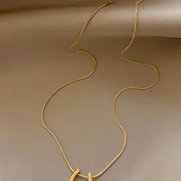 Designs & You Gold-Plated Contemporary Pendants with Chains-picture-30