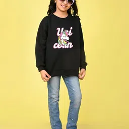 NUSYL Girls Printed Sweatshirt-picture-36