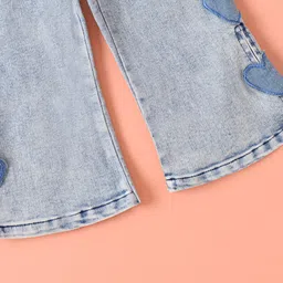 Mark & Mia Full Length Washed Jeans With Pocket Detailing - Blue image 5