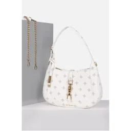 Van Heusen Women Casual White Printed Handbag with Detachable Strap-picture-29