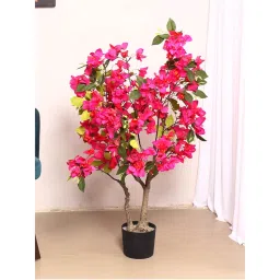 ARICK DECOR Artificial Bougainvillea Flowers Plants with Pot (90 Cm Tall, Pink)-picture-18