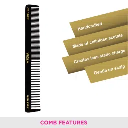 VEGA Handcrafted Black Comb (HMBC-113) image 4