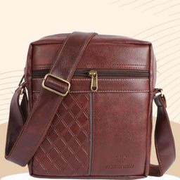 Fashion twist Unisex Textured Messenger Bag-picture-44