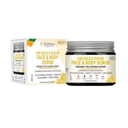 Volamena 24K Gold & Sugar Face & Body Scrub - 200 ml image 1