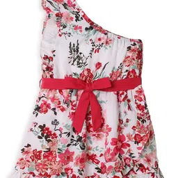 Chuppan chupai Floral Print Crepe Fit & Flare Dress-picture-35