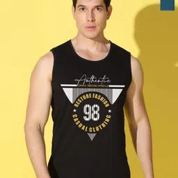 WOOSTRO Men Pack of 2 Typography Printed Round Neck Cotton Slim Fit T-shirts-picture-23