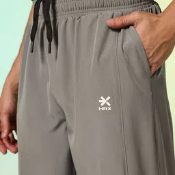 HRX by Hrithik Roshan Men Rapid-Dry Lifestyle Side Striped Joggers image 3