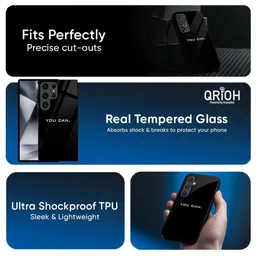 QRIOH Typography Printed Silicone Samsung Galaxy S23 Ultra 5G Back Case image 4