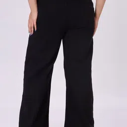 Style Quotient Plus Women Comfort Wide Leg Mid-Rise Stretchable Jeans image 4