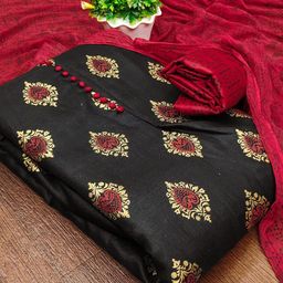 LeeliPeeri Designer Printed Unstitched Dress Material-picture-8