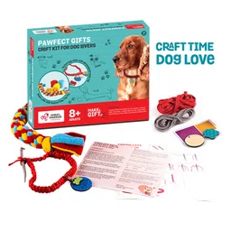 Chalk and Chuckles Dog Collar and Fleece Tug Toy Activity kit - Multicolor-image-4