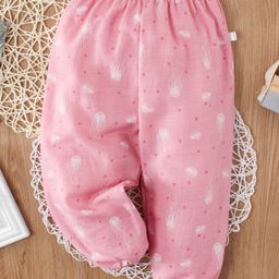 Kookie Kids Full Length Lounge Pant   Dot Print - Pink-picture-19
