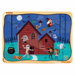 Webby Wooden Haunted House Jigsaw Puzzle - 40 Pieces-image-54