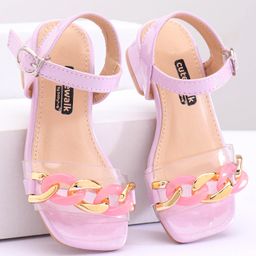 Cute Walk by Babyhug Party Wear Sandals - Purple-picture-20