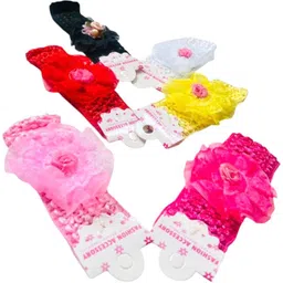 VAGHBHATT Women Set of 6 Embellished Hairband image 3