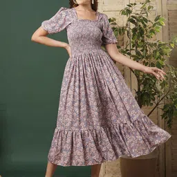 Moda Rapido Crepe Fit & Flare Dress-picture-12
