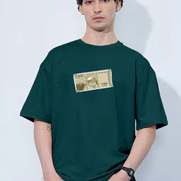 MaverIQ Men Graphic Printed Round Neck Cotton Oversized T-shirt-picture-26