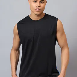 DIDA Men Dri-Fit Colourblocked Round Neck Cotton T-shirt-picture-24