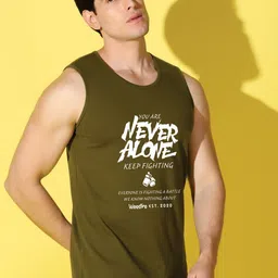 WOOSTRO Pack of 2 Printed Combed Cotton Innerwear Vests with Intelliease Technology image 2