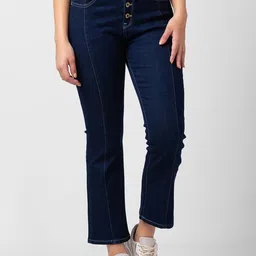 SPYKAR Women Bootcut High-Rise Stretchable Jeans-picture-27