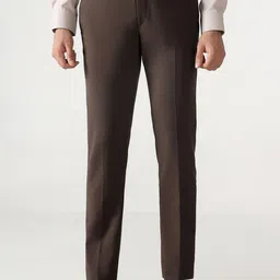 Blackberrys Men Urban Slim Slim Fit Low-Rise Formal Trousers-picture-26