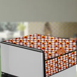 The Furnishing Tree Coffee Brown PVC Air Conditioner Cover-picture-25