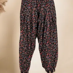 Aramya Women Floral Printed Loose Fit Cotton Salwar-image-30