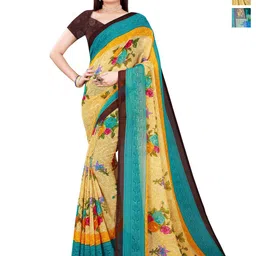 Moda Rapido Floral Pure Georgette Saree-picture-24