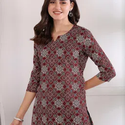 Moda Rapido Women Polyester Straight Kurtis-image-65