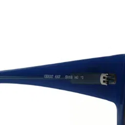 Off-White Unisex Grey Lens & Blue Square Sunglasses with image 4