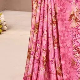 Mitera Ethnic Motifs Poly Crepe Sungudi Saree image 5