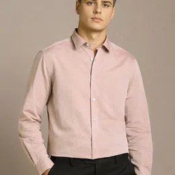 Louis Philippe Spread Collar Long Sleeves Formal Shirt-picture-11
