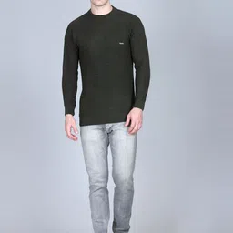 TFA THE FASHION ADDICTION Men Self Design Round Neck Woollen Pullover Sweater-image-46
