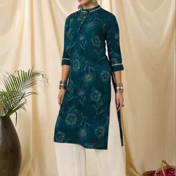 Anouk Women Floral Printed Kurta image 5