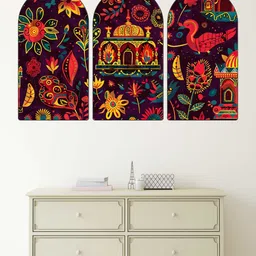 Livin'luxe Purple MDF Other Wall Paintings-picture-13